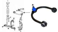 Ovládací rameno,horní levé a pravé,včetně kulových čepů 52090206AG Jeep Grand Cherokee WK 